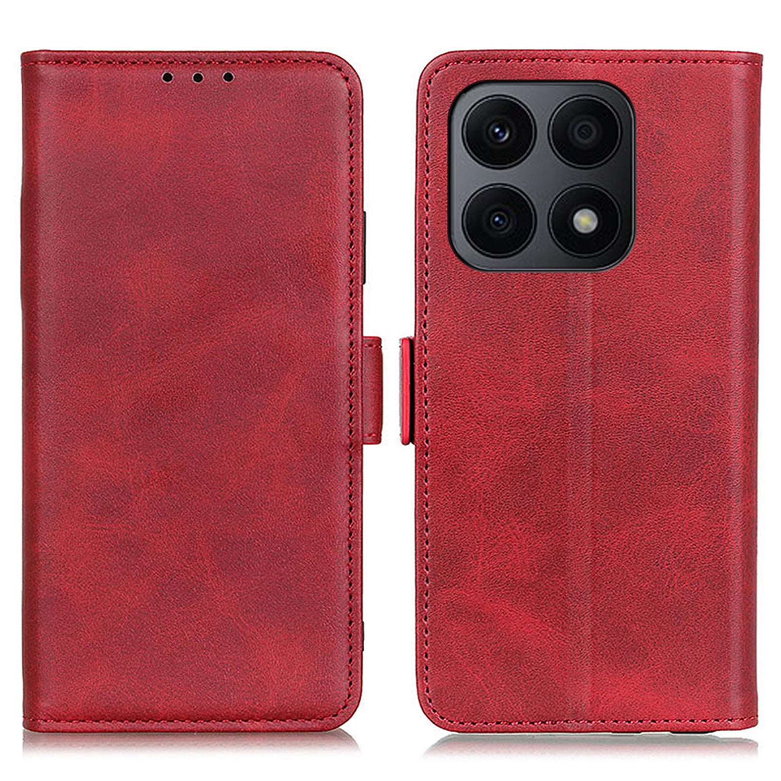 For Honor X8a 4G PU Leather Wallet Cover Cowhide Texture Flip Phone Case Stand For Honor X8a 4G PU Leather Wallet Cover Cowhide Texture Flip Phone Case Stand